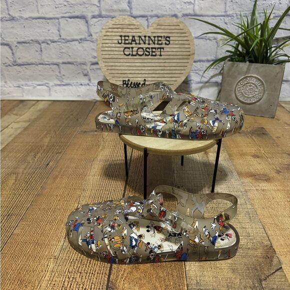 Adult Melissa Possession + Disney’s Mickey & Friends Sandal size 8 clear - Picture 1 of 8